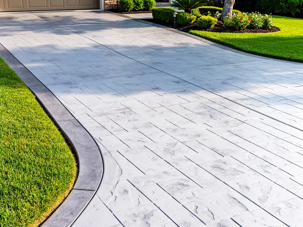 Decorative stamped concrete pattern